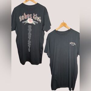 Brunette The Label “Babes Club” Oversized T-Shirt Dress